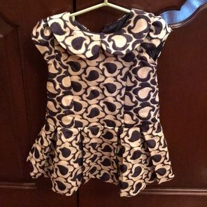 Cutest blue print girls dress